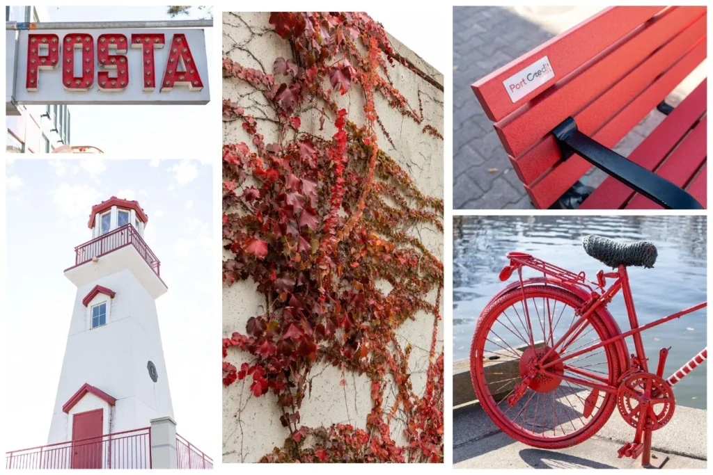 Colours of Mississauga red