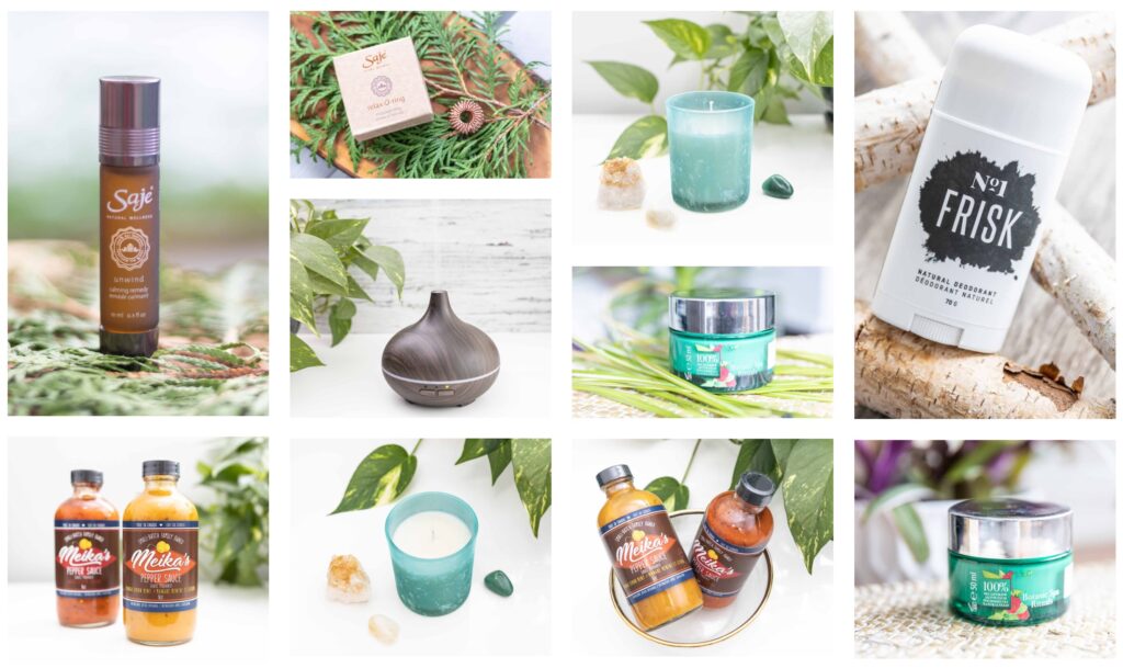 collage of professional product photos created by Marta Raptis in Mississauga
